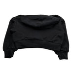 Hinnominate Felpa Tinta Unita con Stampa E Cappuccio per Bambina 3641FY00020 NERO HINNOMINATE 