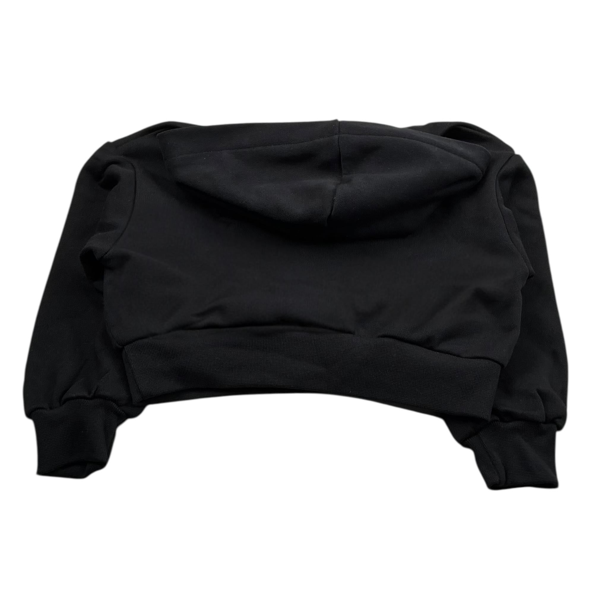 Hinnominate Felpa Tinta Unita con Stampa E Cappuccio per Bambina 3641FY00020 NERO HINNOMINATE 