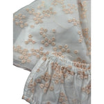 La Stupenderia Abito Giromanica Tinta Unita con Culotte per Neonata CBAB56 ROSA LA STUPENDERIA 