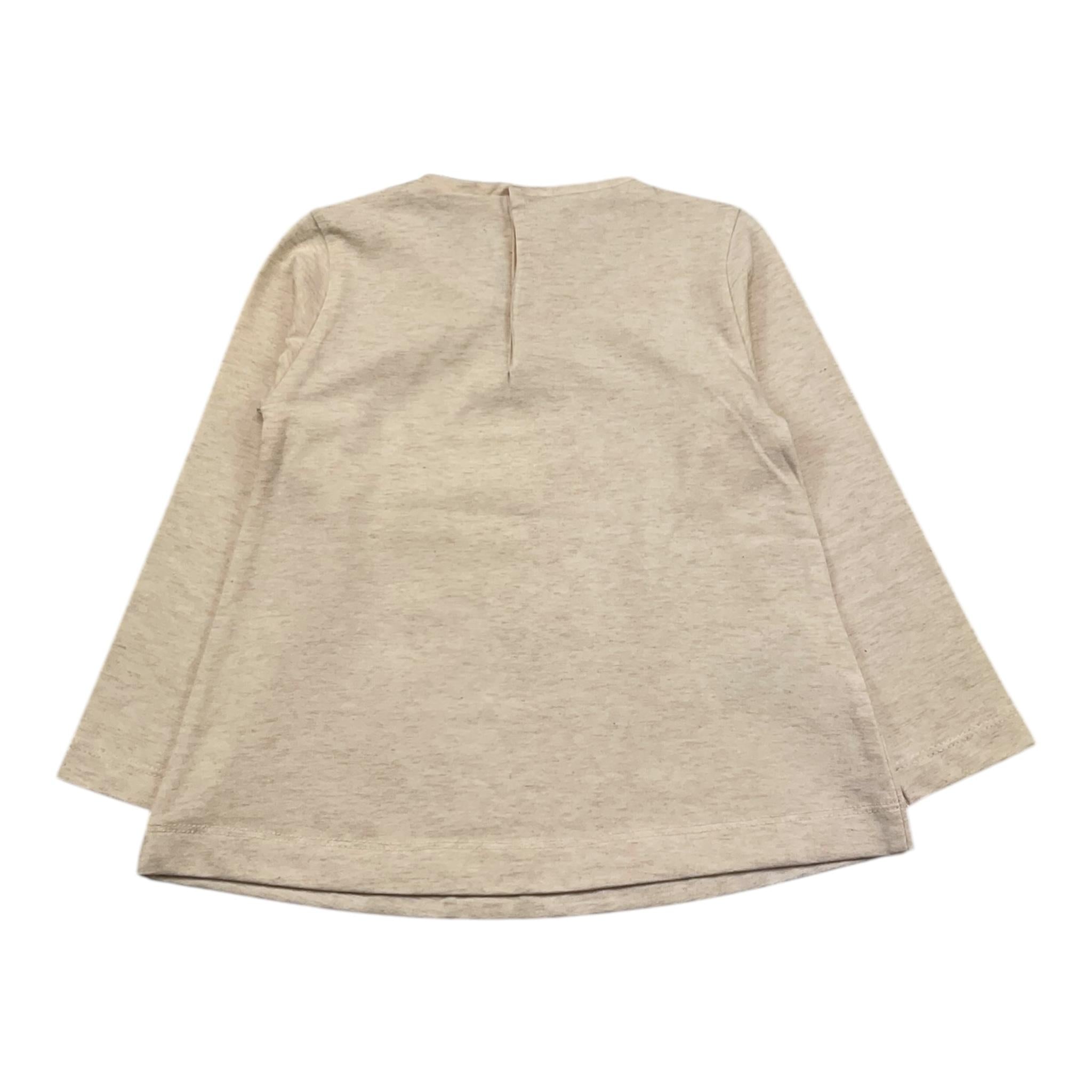 MAYORAL shirt girocoll tinta unita con stampa in contrasto Beige per Neonata 2054 BEIGE MAYORAL 