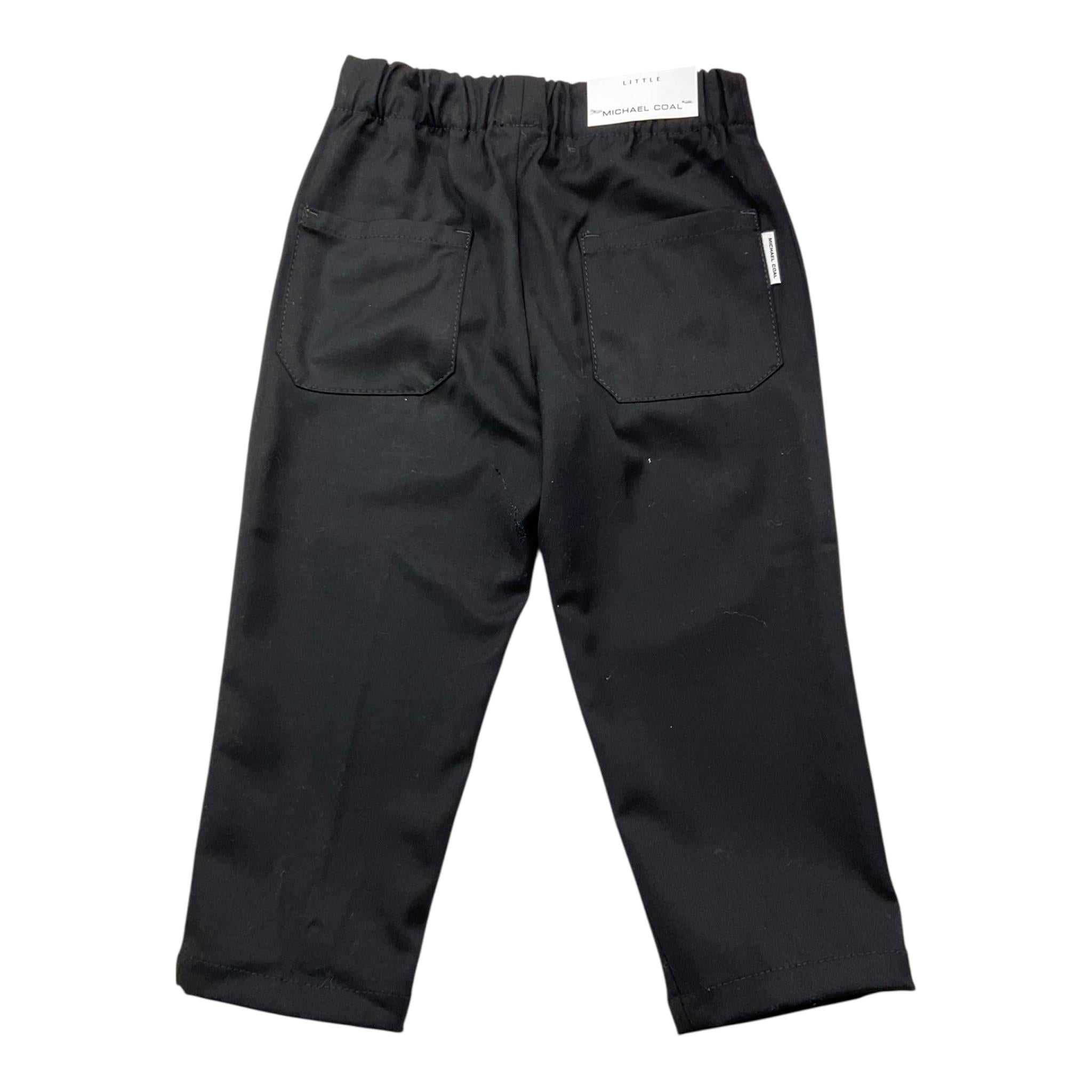 MICHAEL COAL pantalone inta unita con elastico in vita Nero per Bambino LITTOM7157LF24J NERO MICHAEL COAL 