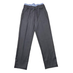 VICOLO pantalone tinta unita con elastico in contrasto Grigio per Bambina 3141P00090X GRIGIO VICOLO 
