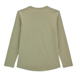 GUESS shirt tinta unita girocollo con stampa Verde per Bambina J4YI24K6YW4X VERDE GUESS 