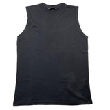 Brian Dales – Einfarbiges schwarzes Tanktop mit Rundhalsausschnitt für Jungen