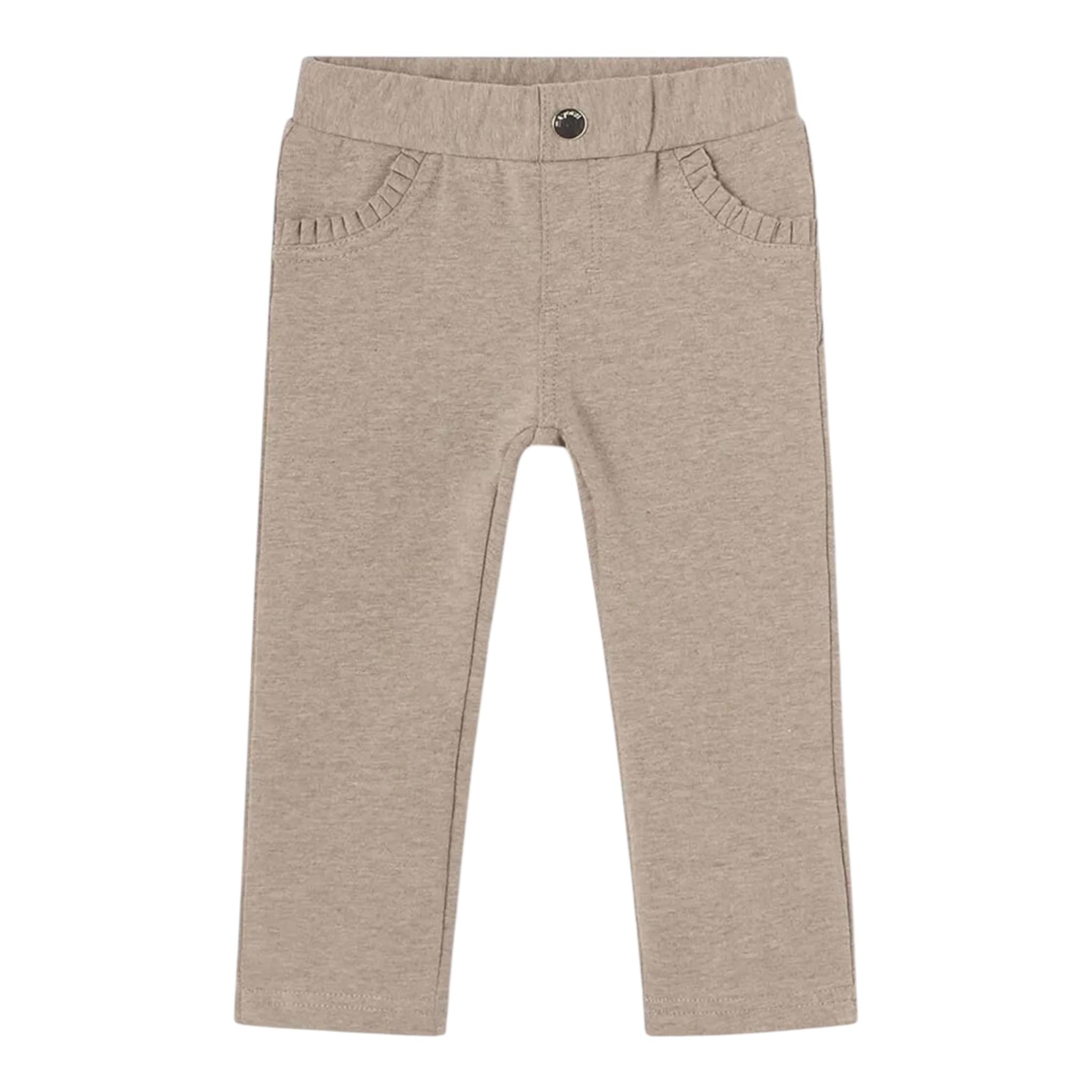 MAYORAL pantalone tinta unita con elastico in vita Beige per Neonata 560 BEIGE MAYORAL 