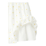 Il Gufo Set Abito-Coulotte Tinta Unita con Margherita per Neonata P25VA330C5053 BIANCO IL GUFO 