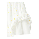 Il Gufo Set Abito-Coulotte Tinta Unita con Margherita per Neonata P25VA330C5053 BIANCO IL GUFO 