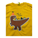 LOSAN shirt girocollo tinta unita con stampa in contrasto Giallo per Neonato 51033101016012N GIALLO LOSAN 