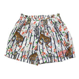 Kenzo Shorts einfarbig mit weißem Fantasy-Print für Babymädchen