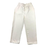 Fun &amp; Fun Unifarbene Hose mit Glitzerapplikationen weiß für Mädchen