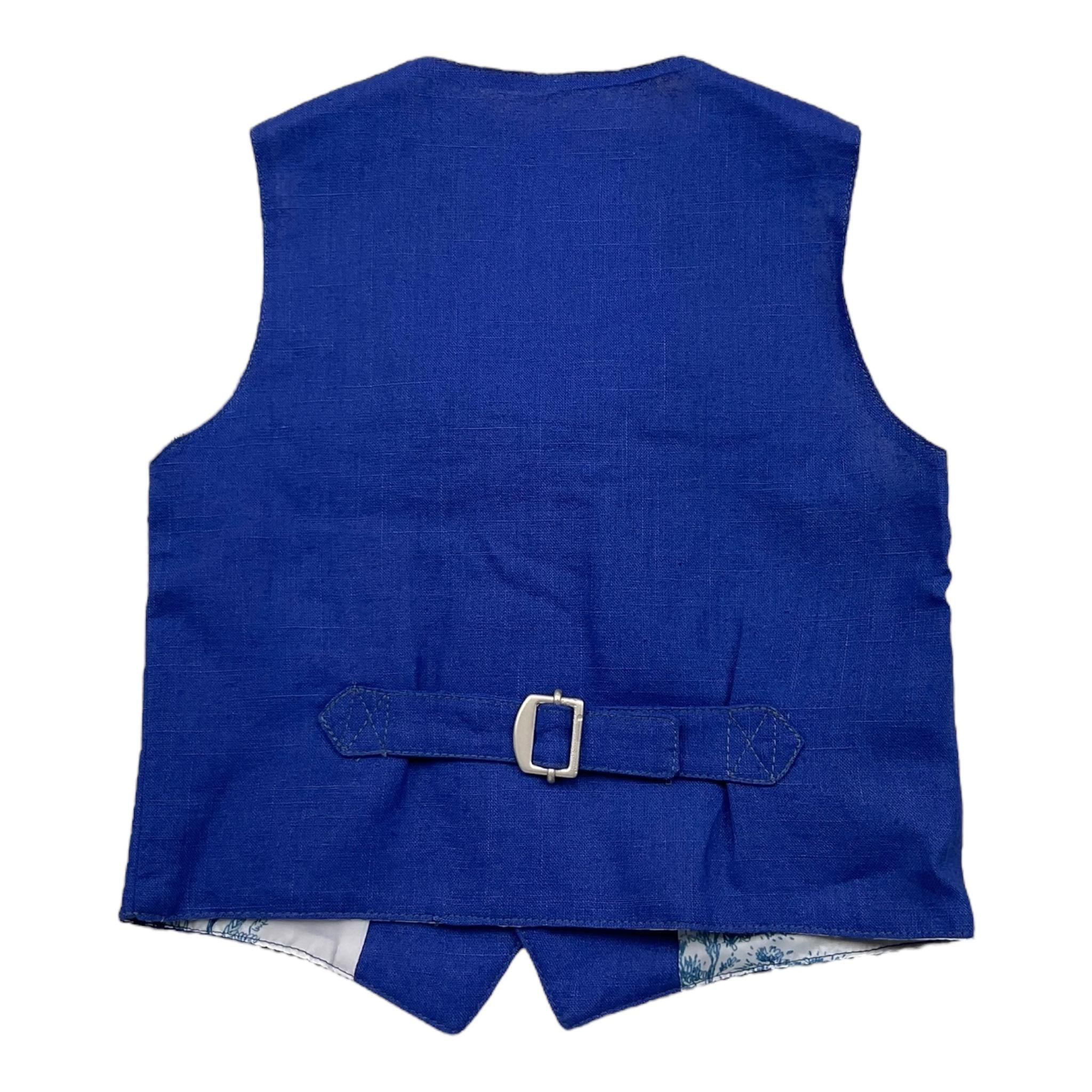 Daniele Alessandrini Gilet Tinta Unita per Neonato 1296B00233 COBALTO DANIELE ALESSANDRINI 