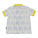 Bikkembergs Poloshirt Halbarm Einfarbig mit Kontrastkragen Weiß Für Jungen