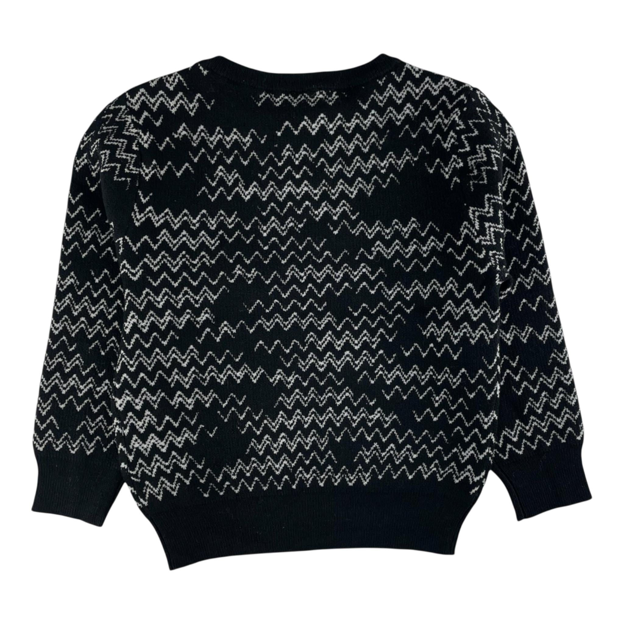 CESARE PACIOTTI maglia girocollo tinta unita con logo Nero per Bambino MGP5351J NERO CESARE PACIOTTI 