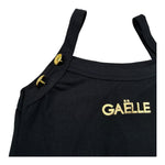 Gaelle Canotta Tinta Unita con Logo per Bambina 2746M00105 NERO GAELLE 