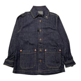 Berne Langarm-Jeanshemd Solid Blue für Jungen