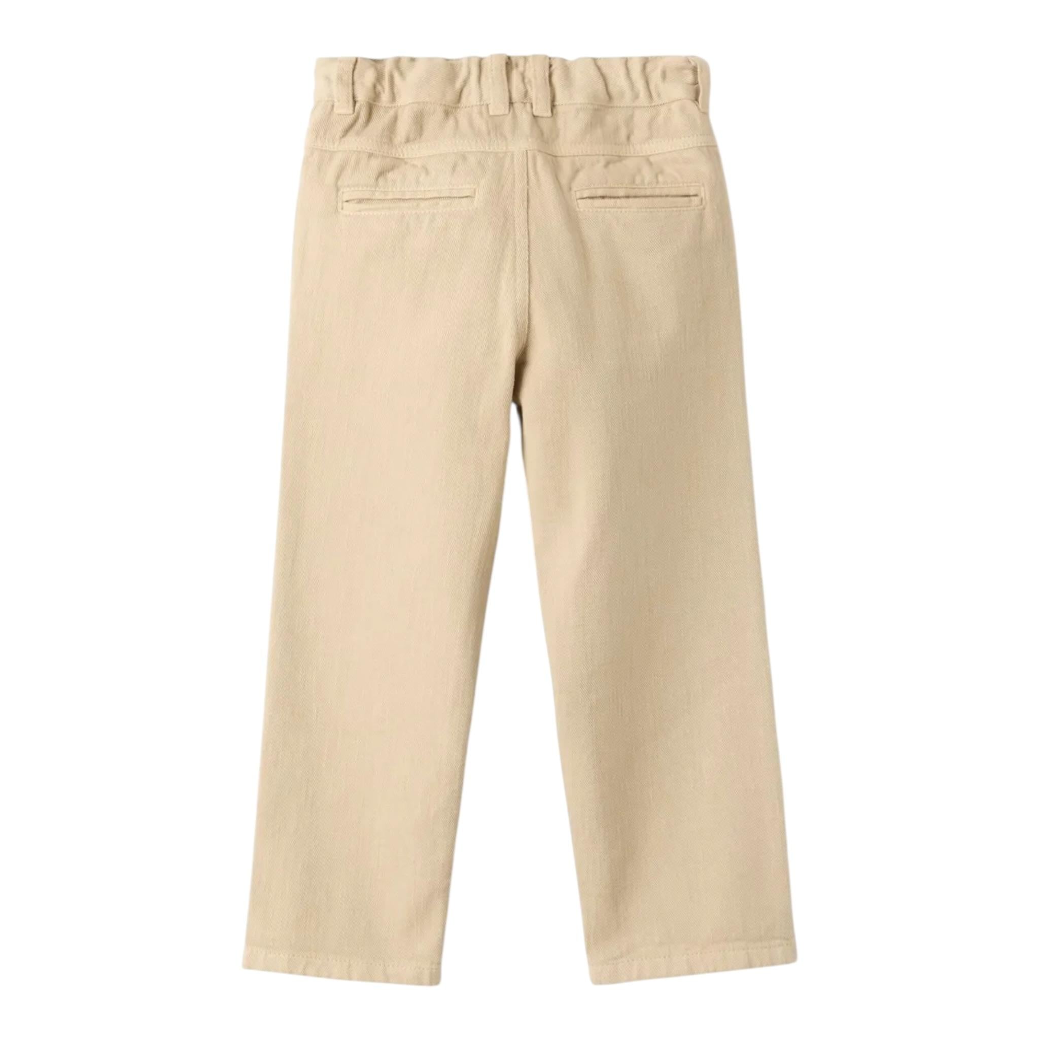 Il Gufo Pantalone Tinta Unita con Girovita Regolabile per Bambino P25PL455J0044 SABBIA IL GUFO 