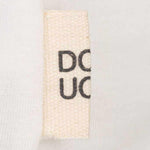 Dou Dou T-Shirt Girocollo Tinta Unita con Stampa per Bambino DW8P21X BIANCO DOU DOU 