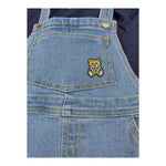 MOSCHINO completo 2 pezzi shirt-salopette in denim Azzurro per Neonato MUK04VL AZZURRO MOSCHINO 