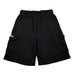 Disclaimer Bermuda In Tuta Tinta Unita con Logo per Bambino 25EDK58406 NERO DISCLAIMER 