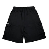 Disclaimer Bermuda In Tuta Tinta Unita con Logo per Bambino 25EDK58406 NERO DISCLAIMER 