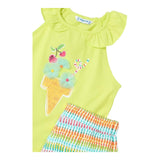 Mayoral Completo 2 Pezzi Short-Canotta per Neonata 3214 GIALLO MAYORAL 