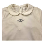 TEDDY E MINOU body manica lunga tinta unita con colletto Panna per Neonato I22BO004M7016 PANNA TEDDY E MINOU 