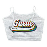 Gaelle Top tinta unita con Stampa Bianco per Bambina 2746TOPY00461 BIANCO GAELLE 