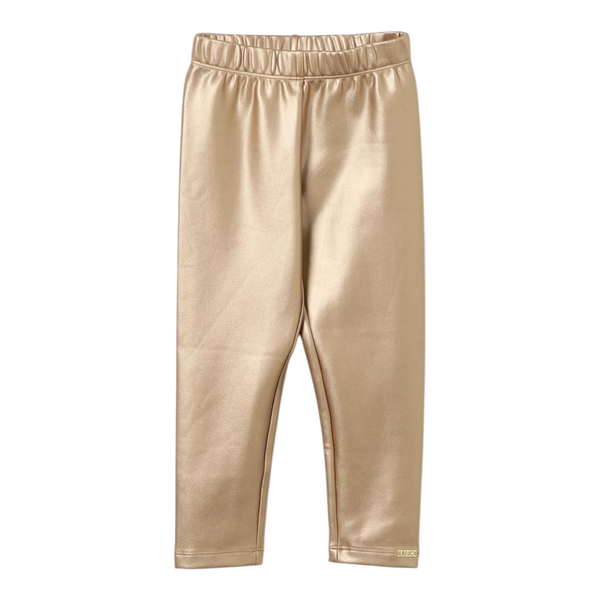 LIU JO leggins tinta unita Oro per Neonata KF4064 ORO LIU JO 