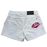 Just Cavalli Short Tinta Unita con Girovita Regolabile per Bambina JGP26044SH BIANCO JUST CAVALLI 