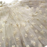 Y-CLU gonna tinta unita con tulle Bianco per Neonata YN20744 BIANCO Y-CLU 