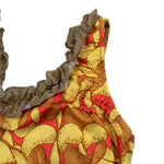 Carlotta Vindice Costume Intero tinta unita Stampa Fantasia con Bandana Giallo per Bambina PPCT4 GIALLO CARLOTTA VINDICE 