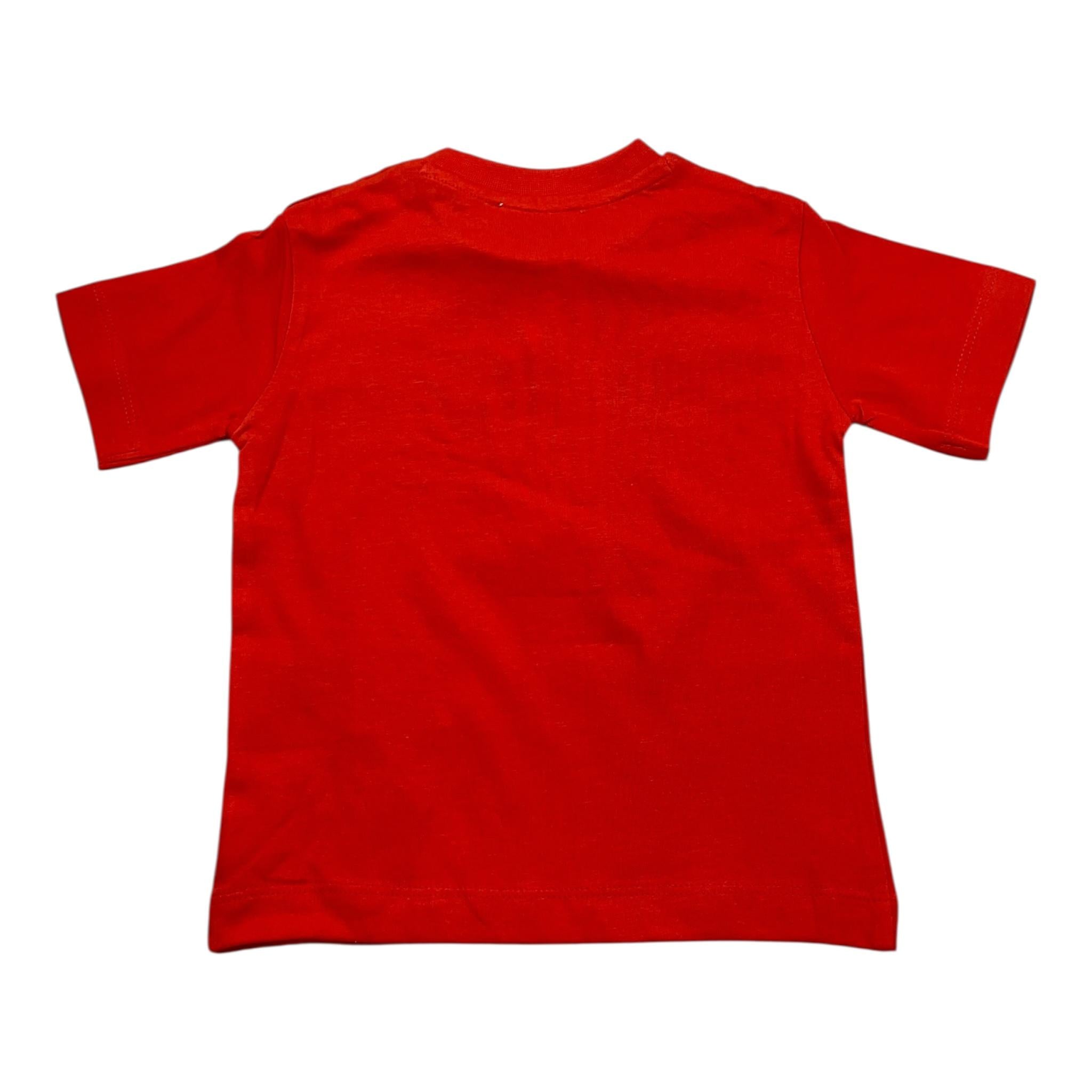 Cesare Paciotti T-Shirt Girocollo Tinta Unita con Stampa per Neonato TSP5115B ROSSO CESARE PACIOTTI 