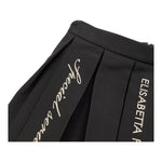 ELISABETTA FRANCHI gonna tinta unita con stampa logo Nero per Bambina EFGO172 NERO ELISABETTA FRANCHI 
