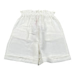 Kaos Short Tinta Unita con Elastico In Vita per Bambina KS193 BIANCO KAOS 