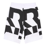 Dkny Bermuda Felpa Tinta Unita con Stampe per Bambino D62238 BIANCO DKNY 