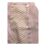 Marlu' 2-teiliges Set Shirt-Strampler Weiß/Rosa für Neugeborene Baby Mädchen