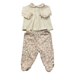 BABY VIP complet 2 pezzi shirt-ghettina bicolore Bianco/rosa per Neonata T3797 BIANCO/ROSA BABY VIP 