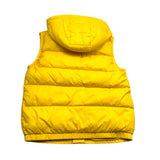 Moschino Giubbino Smanicato Tinta Unita con Zip per Bambino HMS054 GIALLO MOSCHINO 