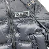 ICEBERG giubbino tinta unita con zip e cappuccio Nero per Neonato GBICE5312B NERO ICEBERG 