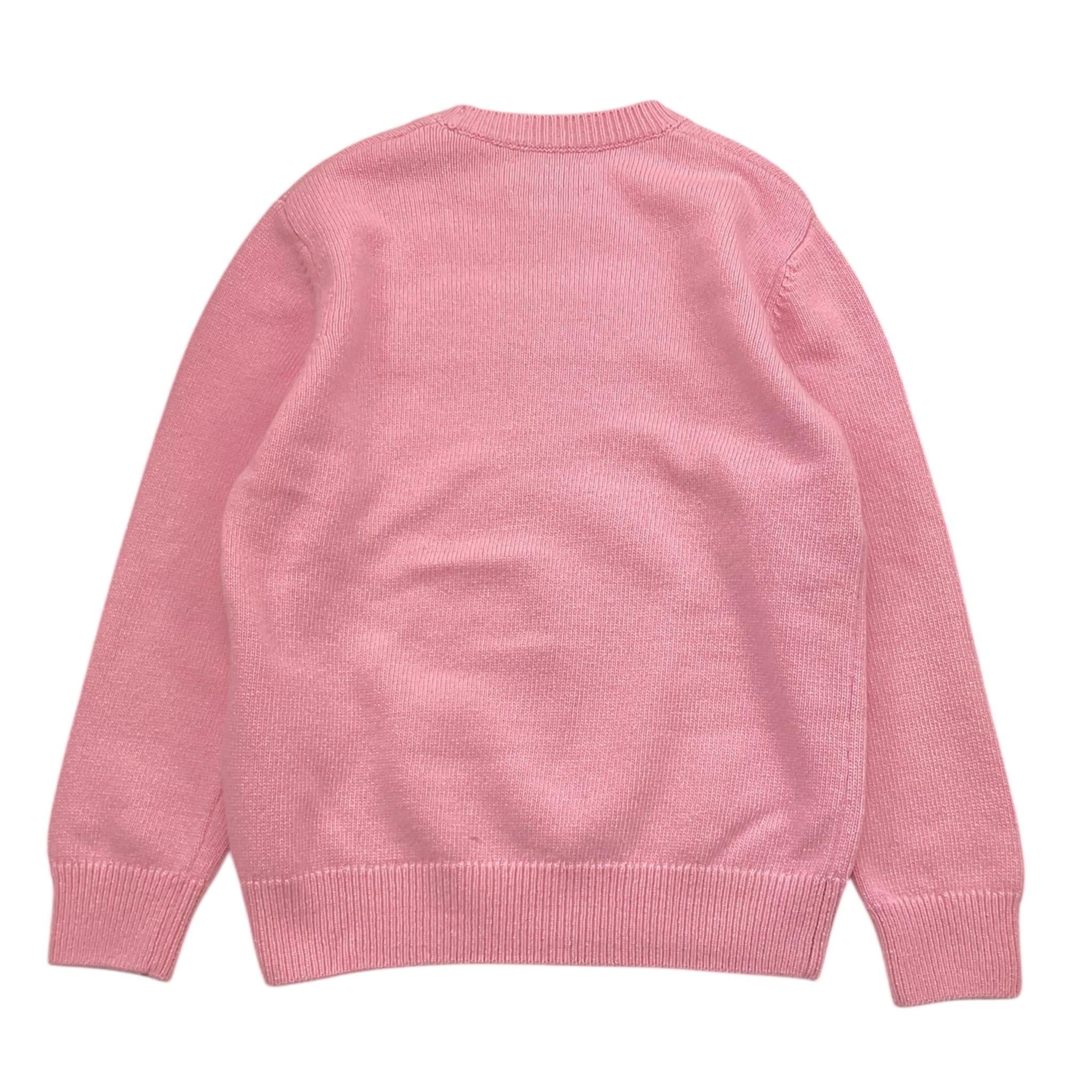 SAINT BARTH maglia girocollo tinta unita con stampa Rosa per Bambina FAVOLOSA ROSA SAINT BARTH 