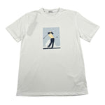 Jeckerson T-Shirt Girocollo Tinta Unita con Stampa per Bambino J3854 BIANCO JECKERSON 