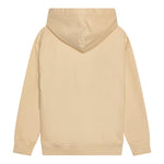 TOMMY HILFIGER felpa chiusa con cappuccio tinta unita con logo Beige per Bambino KB0KB09141 BEIGE TOMMY HILFIGER 