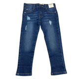 EMC jeans tint unita cn strappi e girovita regolabile Blu per Bambina BZ7110 BLU EMC 
