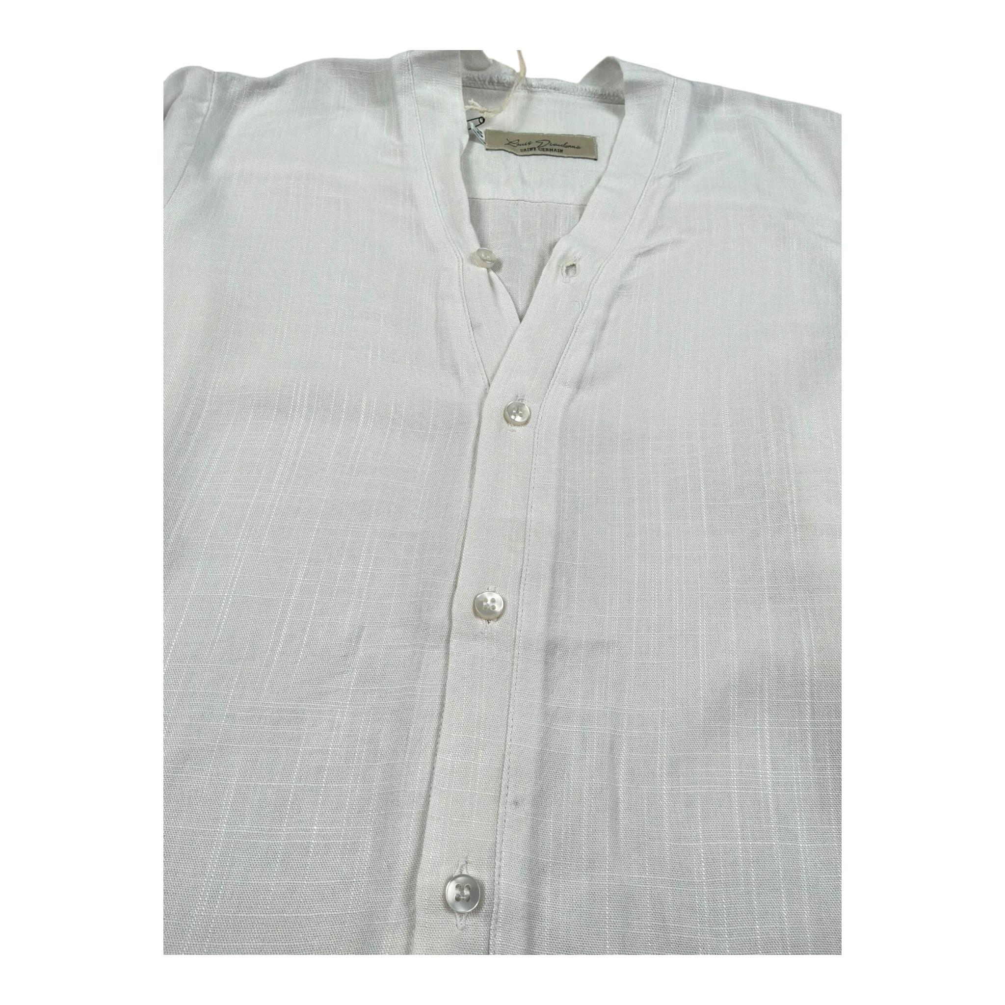 Louis Dieudonne' Camicia Manica Lunga Tinta Unita per Bambino TULELEG BIANCO LOUIS DIEUDONNE' 