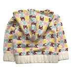 JOHN RICHMOND felpa cn zip e cappuccio fantasia logo Bianco per Neonata RIA25069FE BIANCO JOHN RICHMOND 