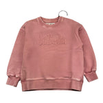 SAINT BARTH felpa tinta unita girocollo con stampa Rosa per Bambina HRL0001 ROSA SAINT BARTH 