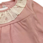 CALAMARO completo 2pz maglia-ghettina tinta unita Rosa per Neonata 11009 ROSA CALAMARO 