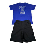 Funky Completo 2 Pezzi T-Shirt-Bermuda Blu per Bambino 25301112 BLU FUNKY 
