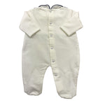 NINNAOH tutina tinta unita con stampa Bianco per Neonato WUJWU\ BIANCO NINNAOH 
