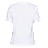 Burberry T-Shirt Rundhalsausschnitt einfarbig mit weißem Logo-Print für Jungen